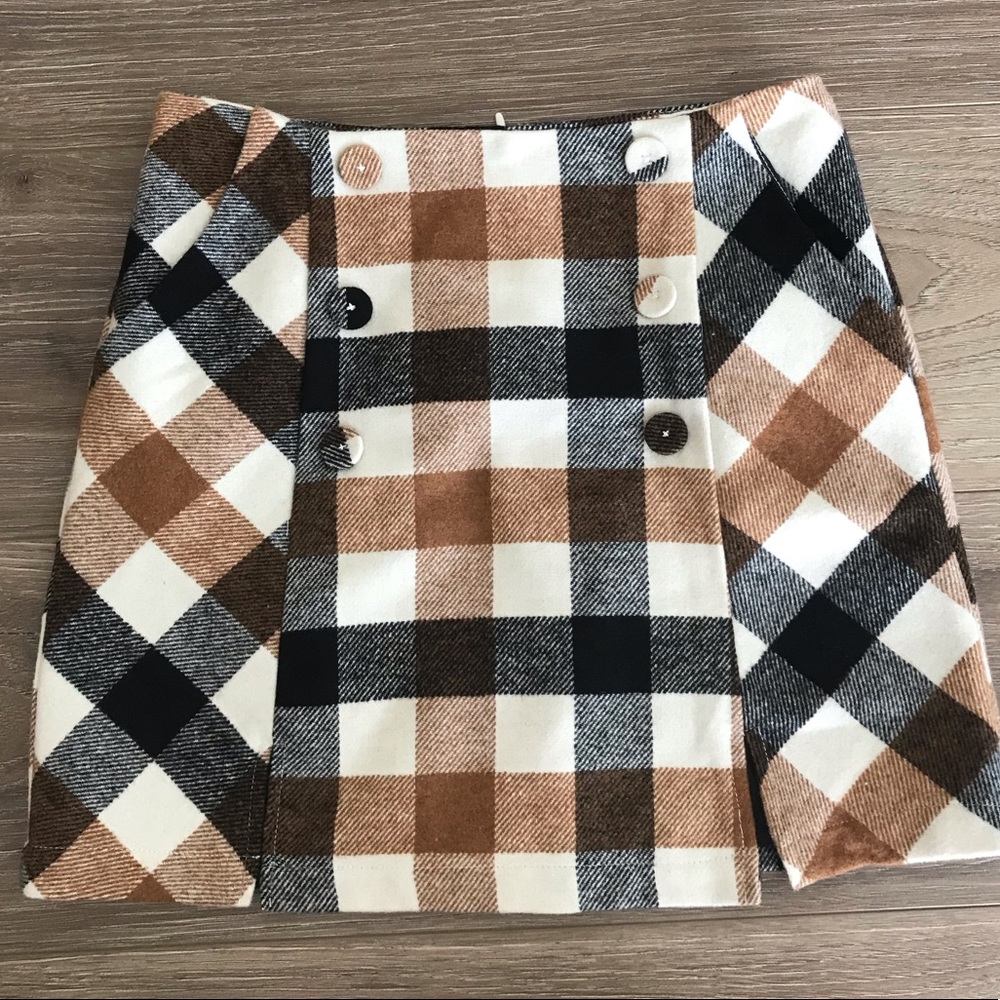 Plaid Mini Skirt